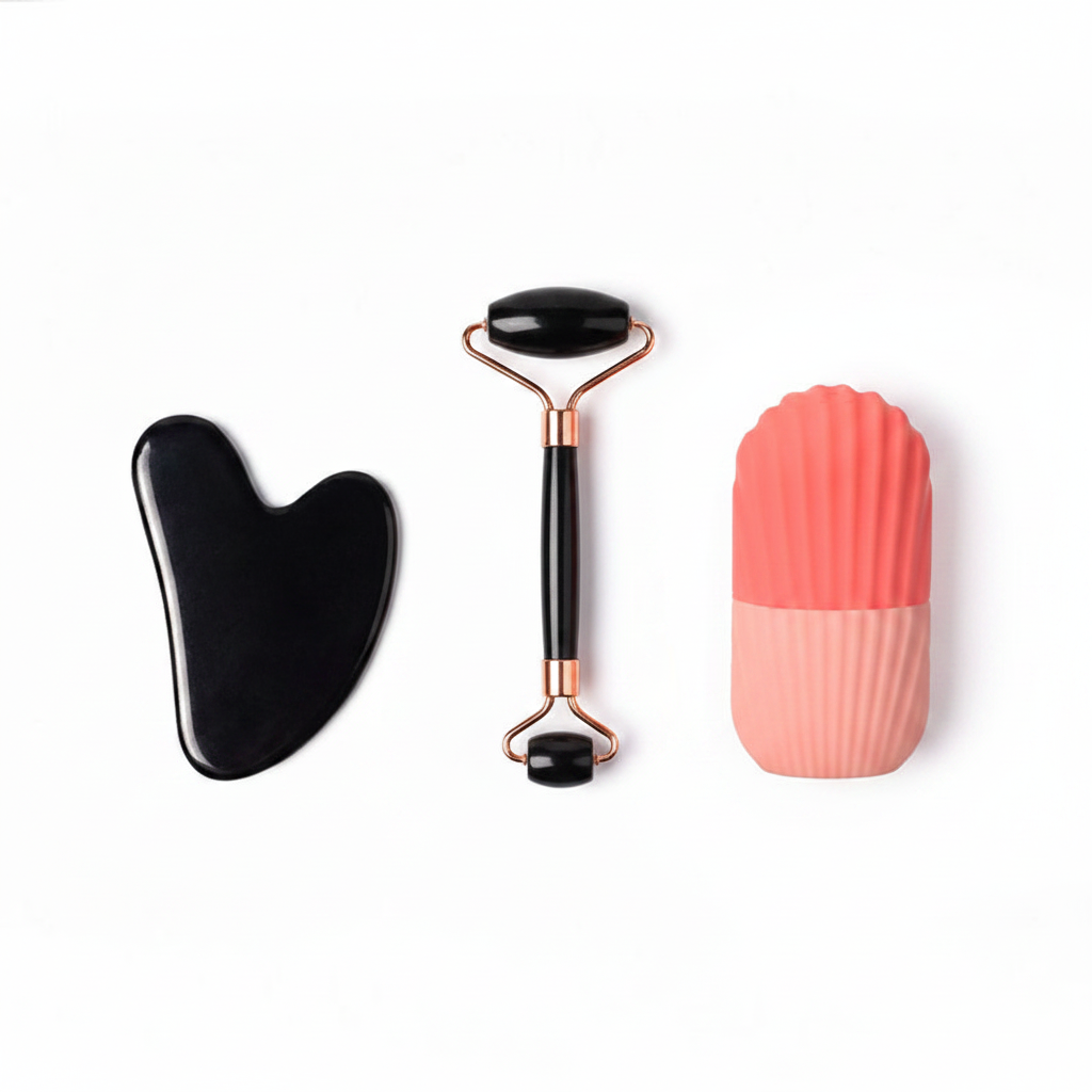 MONYA Ice Roller Set | Kühlende Gesichtsmassage für Glow & Lifting | 1, 3 oder 4-teilig