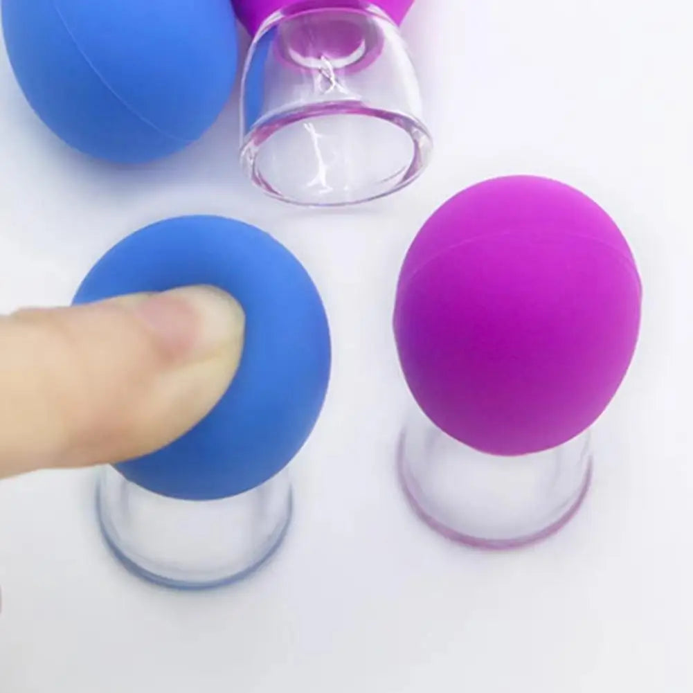 Facial Cupping Set – Silikon Vakuum Cups für Augen, Gesicht & Lymphdrainage