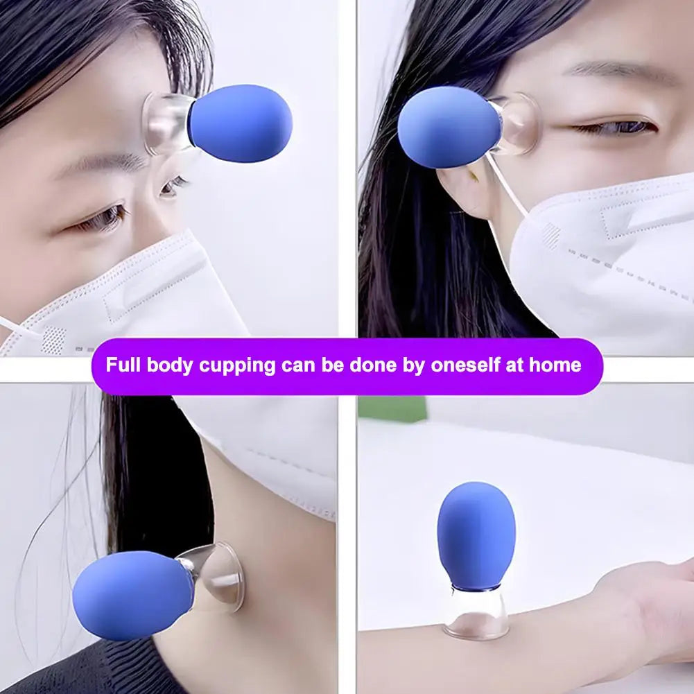 Facial Cupping Set – Silikon Vakuum Cups für Augen, Gesicht & Lymphdrainage