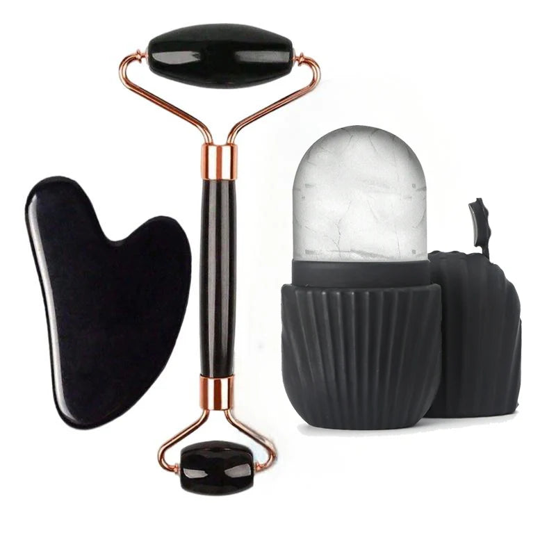 MONYA Ice Roller Set | Kühlende Gesichtsmassage für Glow & Lifting | 1, 3 oder 4-teilig