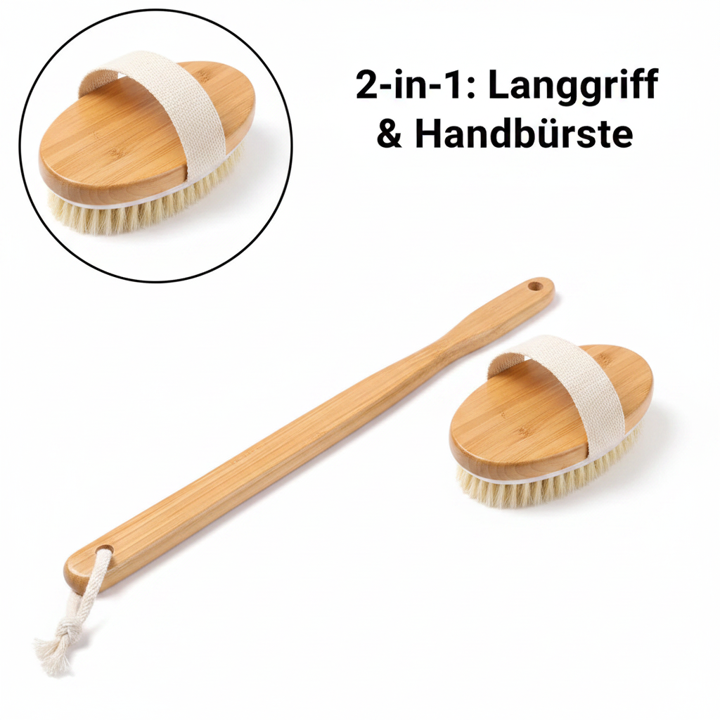 Dry Brush 2-in-1 – Langgriff und Handbürste