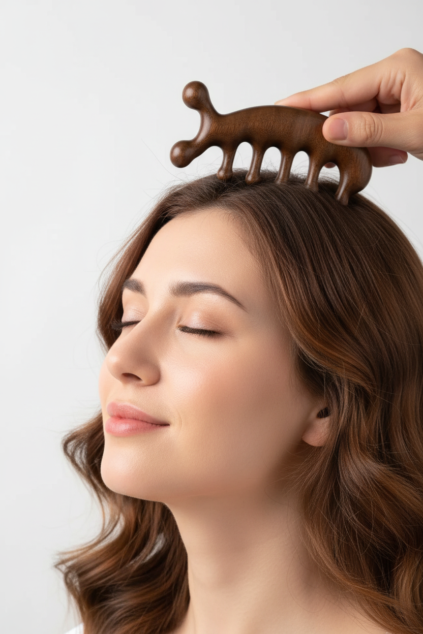 MONYA Gua Sha Comb | Massagekamm gegen Stress & Verspannungen
