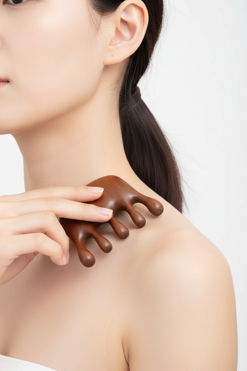 MONYA Gua Sha Comb | Massagekamm gegen Stress & Verspannungen