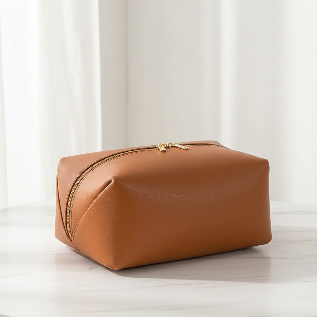 Praktische Kosmetiktasche – Klassisch & Travel Edition | Schwarz, Weiß, Rosa, Braun, Lila